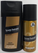 Bruno Banani Man`s Best Set - Douchegel Flacon 250 ml & Deodorant Bodyspray 150 ml