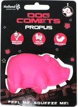 Dog Comets Propus - Treat hider - Hondenspeelgoed - Stuiterend - Rubber - 8 cm - Roze