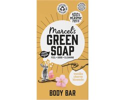 Marcel's Green Soap Showerbar Vanilla & Cherry Blossom - 48 x 150 gr