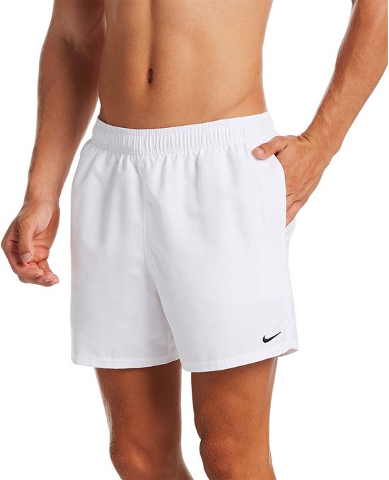 Nike Swim Essential Lap 5" Volley Shorts Heren, wit Maat L