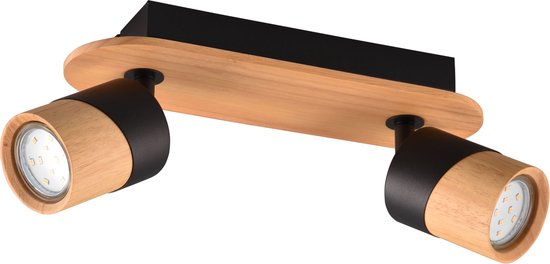 TRIO ARUNI Spot - Zwart avec hêtre