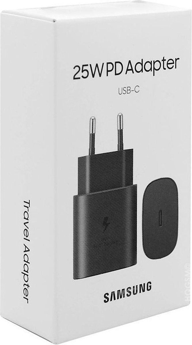 Chargeur Secteur USB-C Samsung Original 45W + Câble USB-C vers USB-C, Super  Fast Charging 2.0 - Noir - Français