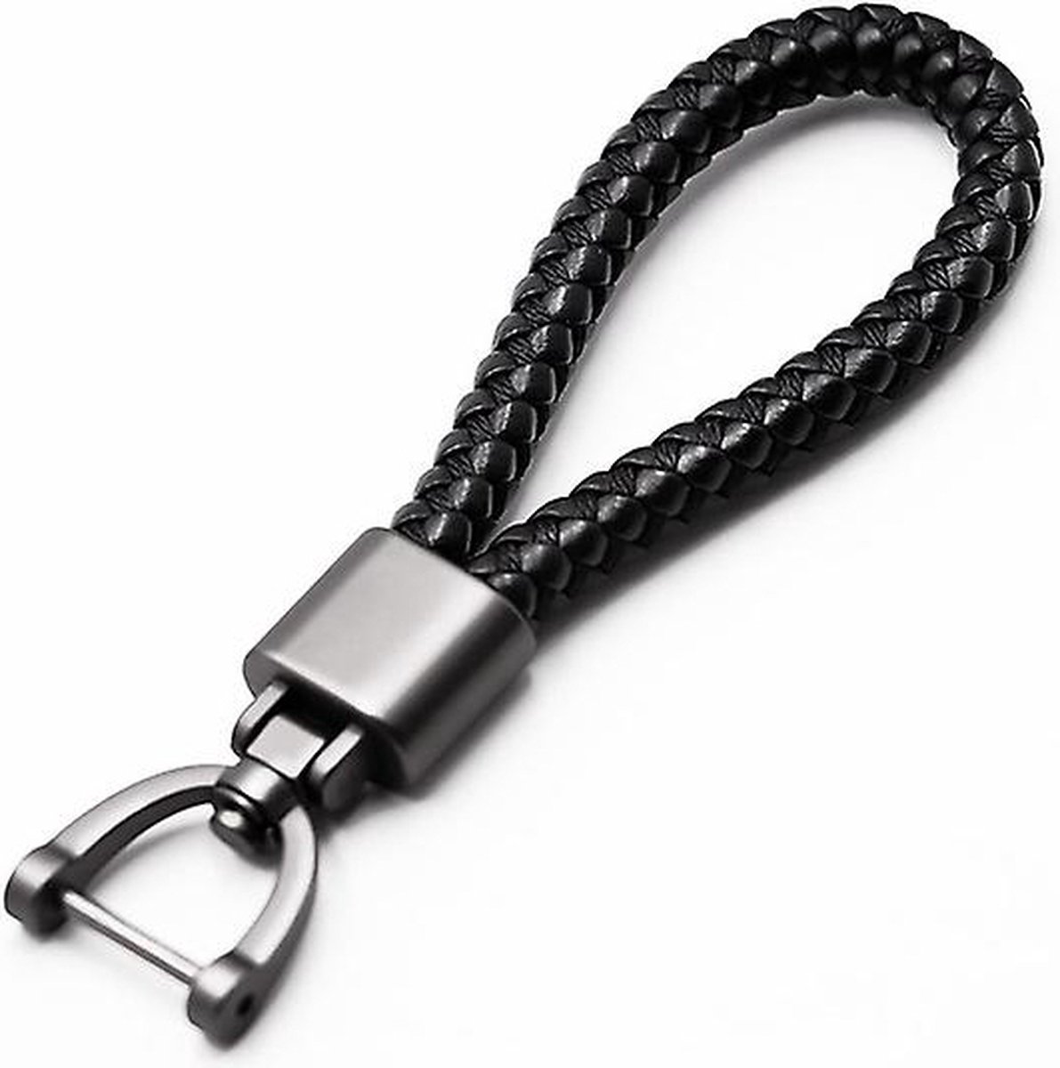 Sleutelhanger Auto I Sleutelhouder I Sleutelhanger Leer I Universeel I Zwart