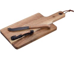 Laguiole - Kaasplank met Kaasmes - Handige wijnopener
