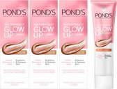 Pond's Glow Up Cream Golden Sunshine - Voedende Crème voor een Stralende Gloed - 3 x 20g