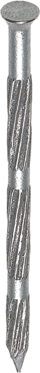 HJZ Profi stalen ribnagel 2.7 x 60 verzinkt met plat-conische kop 125 stuks