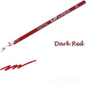 Lipliner - Dark Red - Met puntenslijper - Technic - Lippotloo