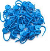 Plastic veiligheidsspelden - 50 stuks - veiligheidsspelden klein - Blauw