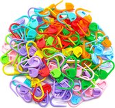 Plastic veiligheidsspelden - 50 stuks - veiligheidsspelden klein - Kleurenmix