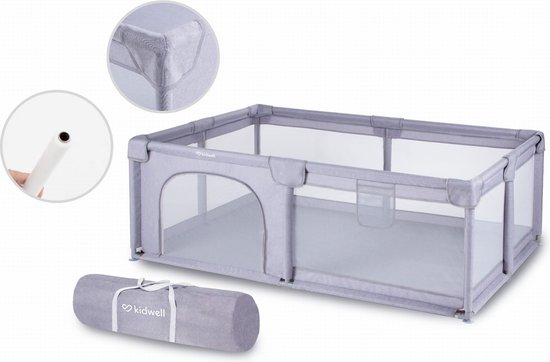 Kinderbox van Oxford-stof, kleine kinderbox met barrières, grote box
