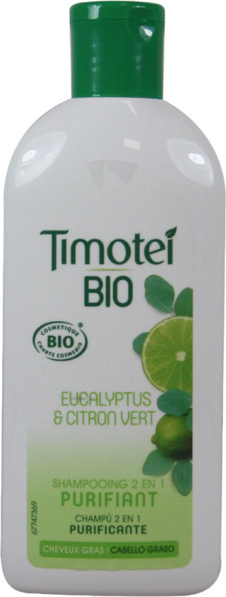 Timotei - Shampoo Bio 2in1 met Eucalyptus en Limoen - Voordeelverpakking 6 x 250 ml