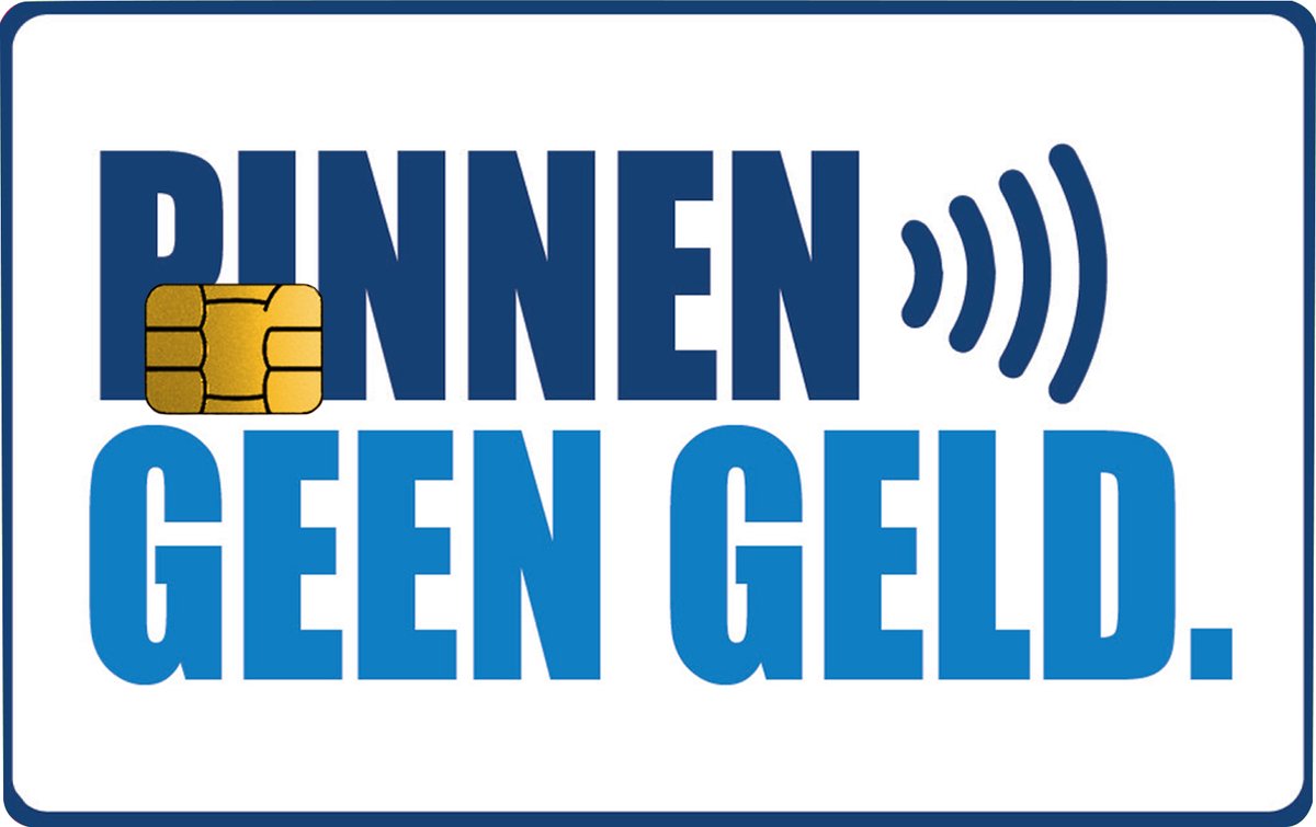 DODO Covers - Geen Geld / Pinpas Sticker / Pimp je pas / Creditcard sticker / Kleine chip / Passticker / Bankpas Sticker