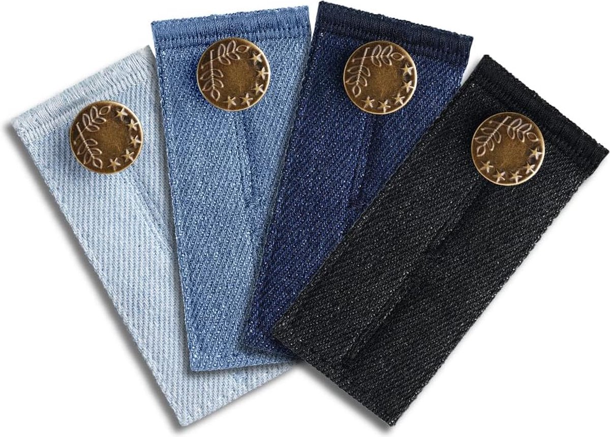 Bouton d'extension de jeans 3 pièces - 5 cm - rallonge de bouton