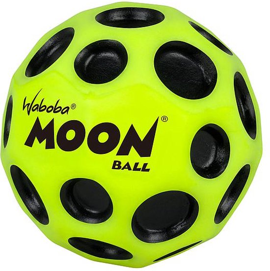 Foto: Waboba stuiterbal original moon ball geel 6 3cm