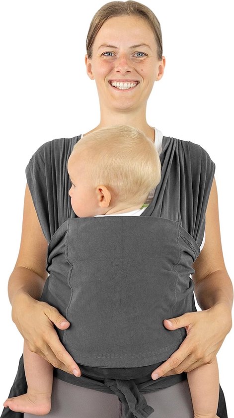 Porte-bébé sans attaches, écharpe élastique, facile à enfiler, porte-bébé  pour
