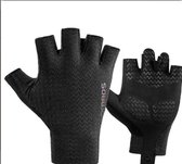 Herfst lente MTB-handschoenen SBR pad zwart halve vinger fietshandschoenen  unisex... | bol.com