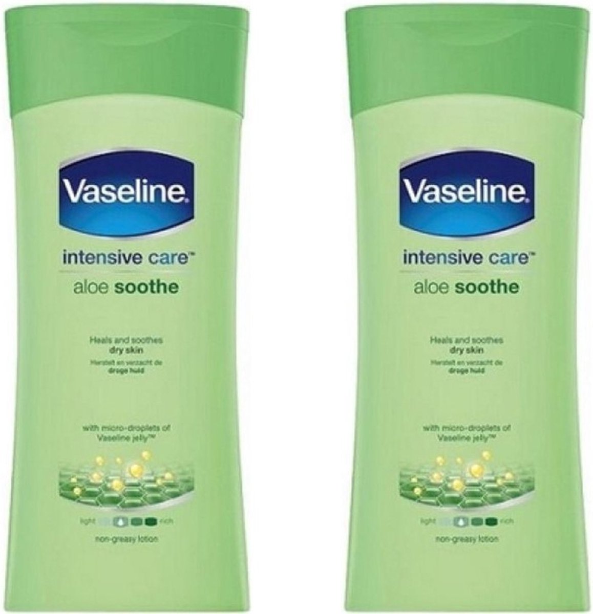 Goedkoopste VOORDEEL 2 STUKS - Vaseline Bodylotion - Intensive Care Aloe Soothe 200 ml