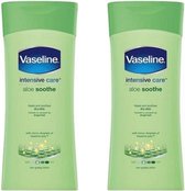 VOORDEEL 2 STUKS - Vaseline Bodylotion - Intensive Care Aloe Soothe 200 ml