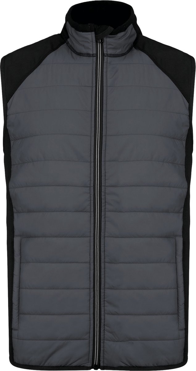 PROACT® BODYWARMER BI-MATERIAAL PA235 sporty Zwart