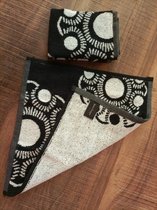Floz Design zeeuws cadeau - vaatdoek - set van 2 - zwart wit - Belle Knoppe