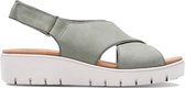 Clarks - Dames schoenen - Un Karely Sun - D - Groen - maat 7,5