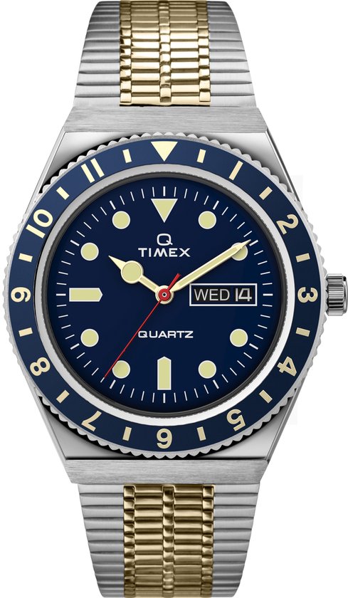 Timex Q Reissue TW2V18400 Horloge - Staal - Multi - Ø 38 mm