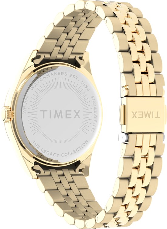 Timex Legacy TW2V68300 Horloge - Staal - Goudkleurig - Ø 36 mm