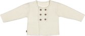 Frogs and Dogs-Flower Power Knitted Vest-Off White - Maat 74