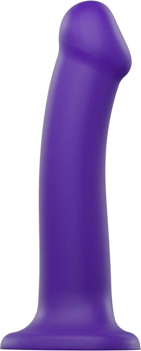 Goedkoopste Strap-On-Me Semi-Realistische Dildo met zuignap - paars - maat L