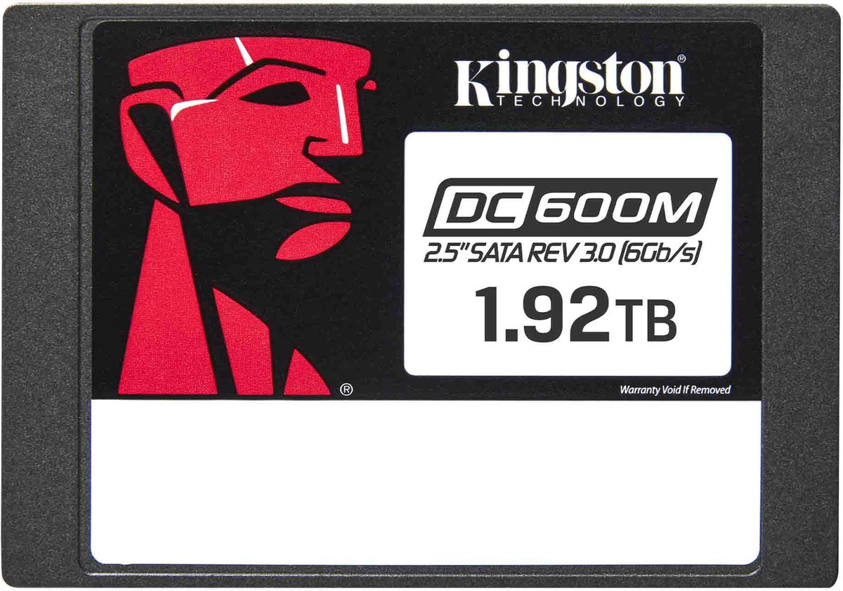 Hard Drive Kingston SEDC600M/1920G TLC 3D NAND 192 TB SSD