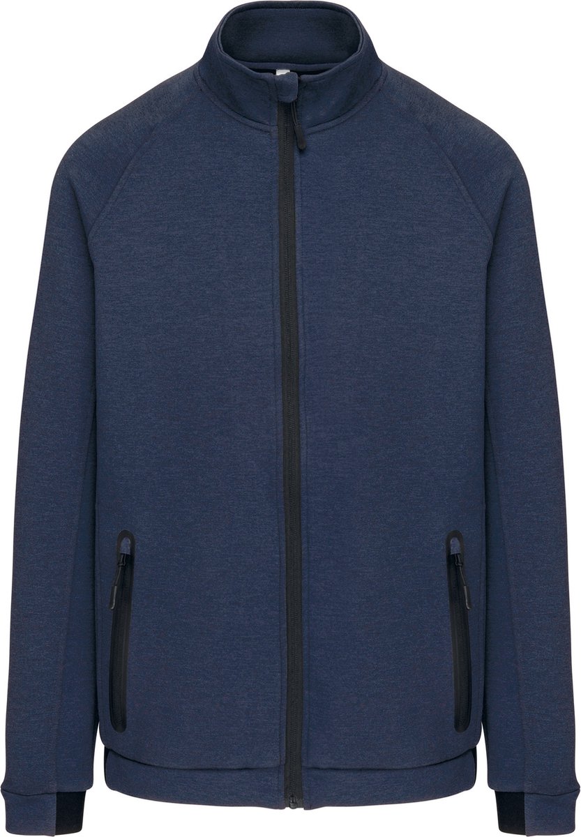 Outdoorjas met opstaande kraag ‘Proact’ French Marineblauw