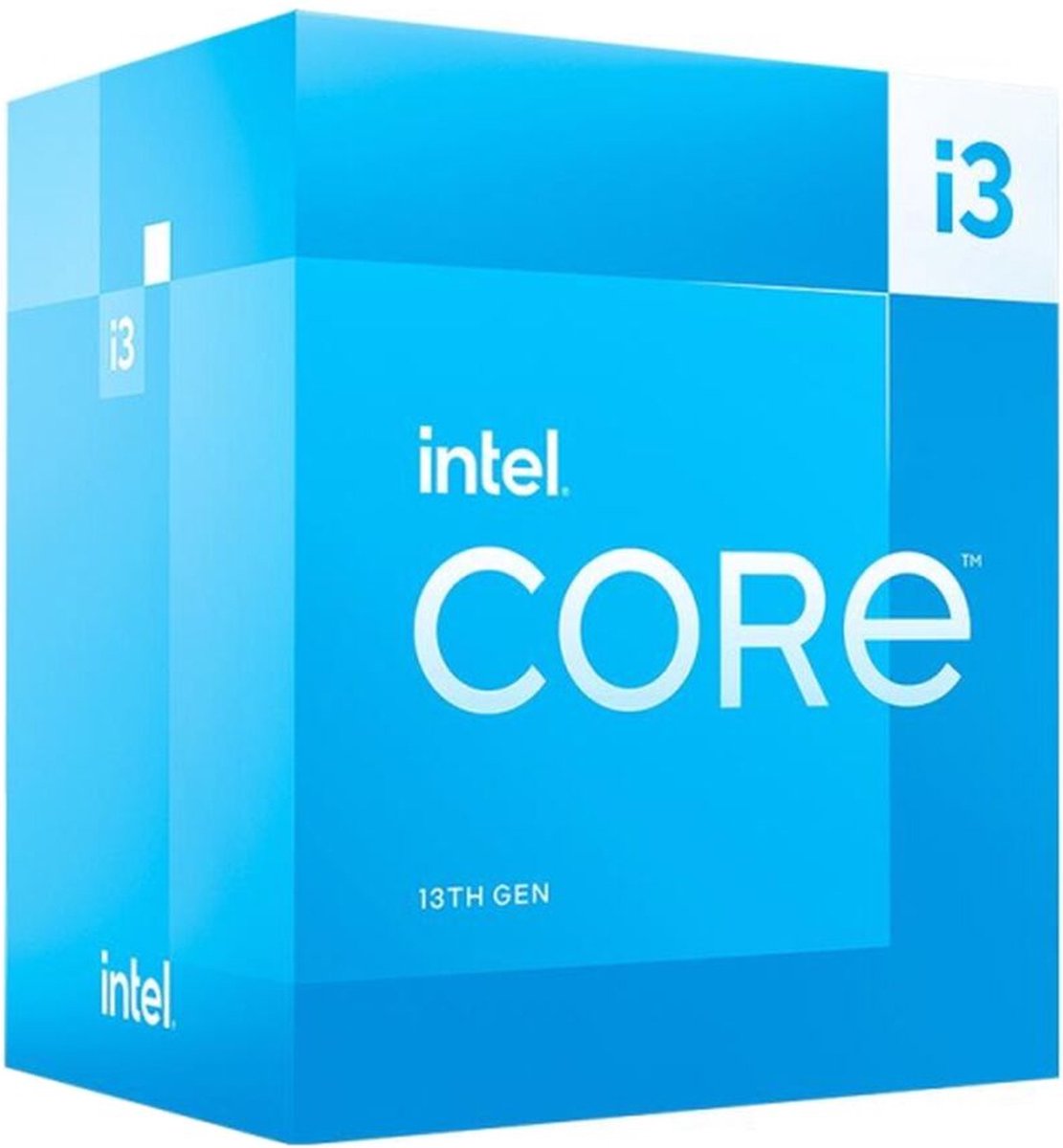 Intel Core i3-13100F - Processor - 3.4 GHz (4.5 GHz) - 4 core 4P+0E - 8 threads - 12 MB cache - LGA1700 Socket - doos