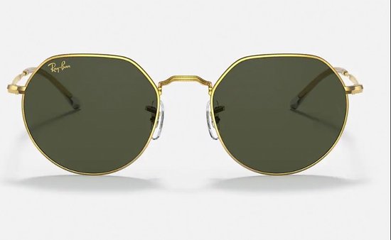 Ray-Ban Jack Unisex Zonnebril - RB3565 - Goud / Groen van Merkloos — afbeelding 5