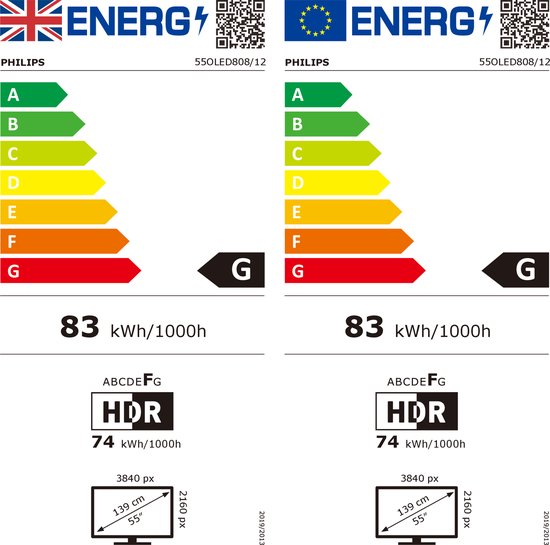 TV PHILIPS OLED EX AMBILIGHT 3 4K 55 POUCES 55OLED848 (2023