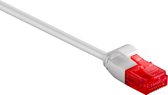 Slimline - Câble Internet / câble réseau CAT 6 Extra fin - 1 mètre - 3,6 mm d'épaisseur - Grijs - Jusqu'à 1 Gbit - Perfect dissimulable
