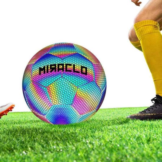 Ballon de Football Lumineux pour Enfant, Brille dans la Nuit