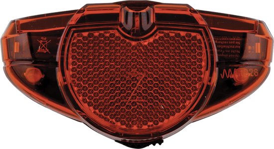AXA Spark Battery - Fiets Achterlicht - LED Fietsverlichting op Batterij - 50-80 mm - Rood