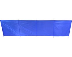 Privacy/windscherm - blauw - 2,25 x 0,5 meter - Strand/camping