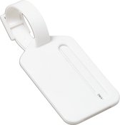 Etiquette valise Janina - blanc - 9 x 5 cm - étiquette valise/bagage à main