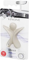 Vinove – Autoparfum – Car Airfreshner - Vinner Modern Wood Milano Polymeer Wit