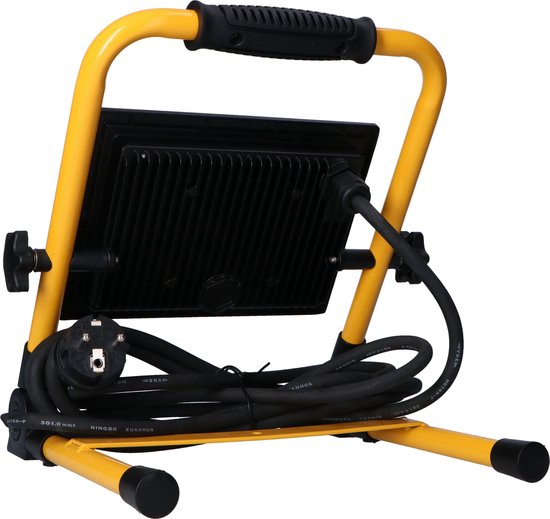 Lampe de chantier LED ProWork 4250 avec cordon de 3 mètres - Pliable et rotative - 50W