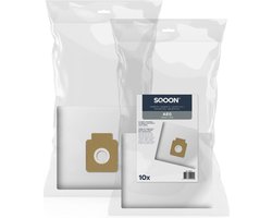 SQOON® Stofzuigerzakken 10 x Geschikt voor AEG GR.51 Smart 4 Serie - Vervangt GR51S / 9001667402 - High Filtration