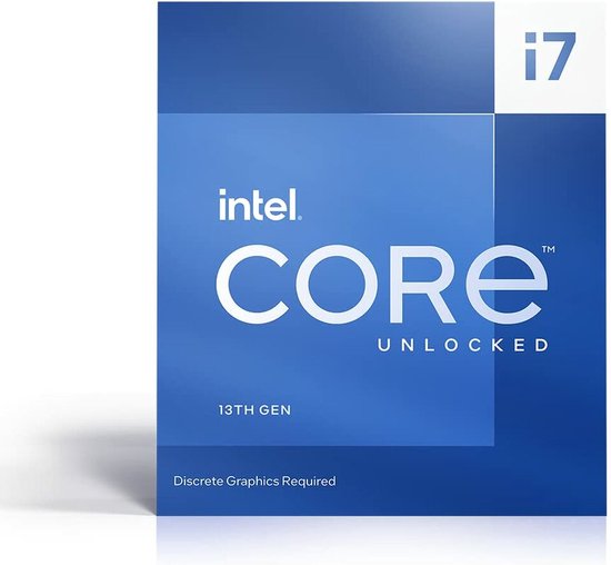 CPU intel CORE i7-13700F (BOX) Intel Core i7 13700F Boxed - Desktop processor - CPU - 16 core - 2