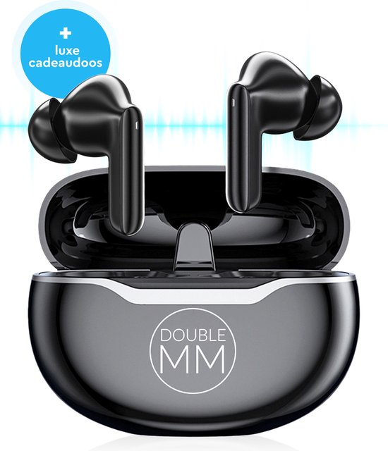 DOUBLE MM - Draadloze oordopjes - Sport Oordopjes - Bluetooth Oordopjes -...