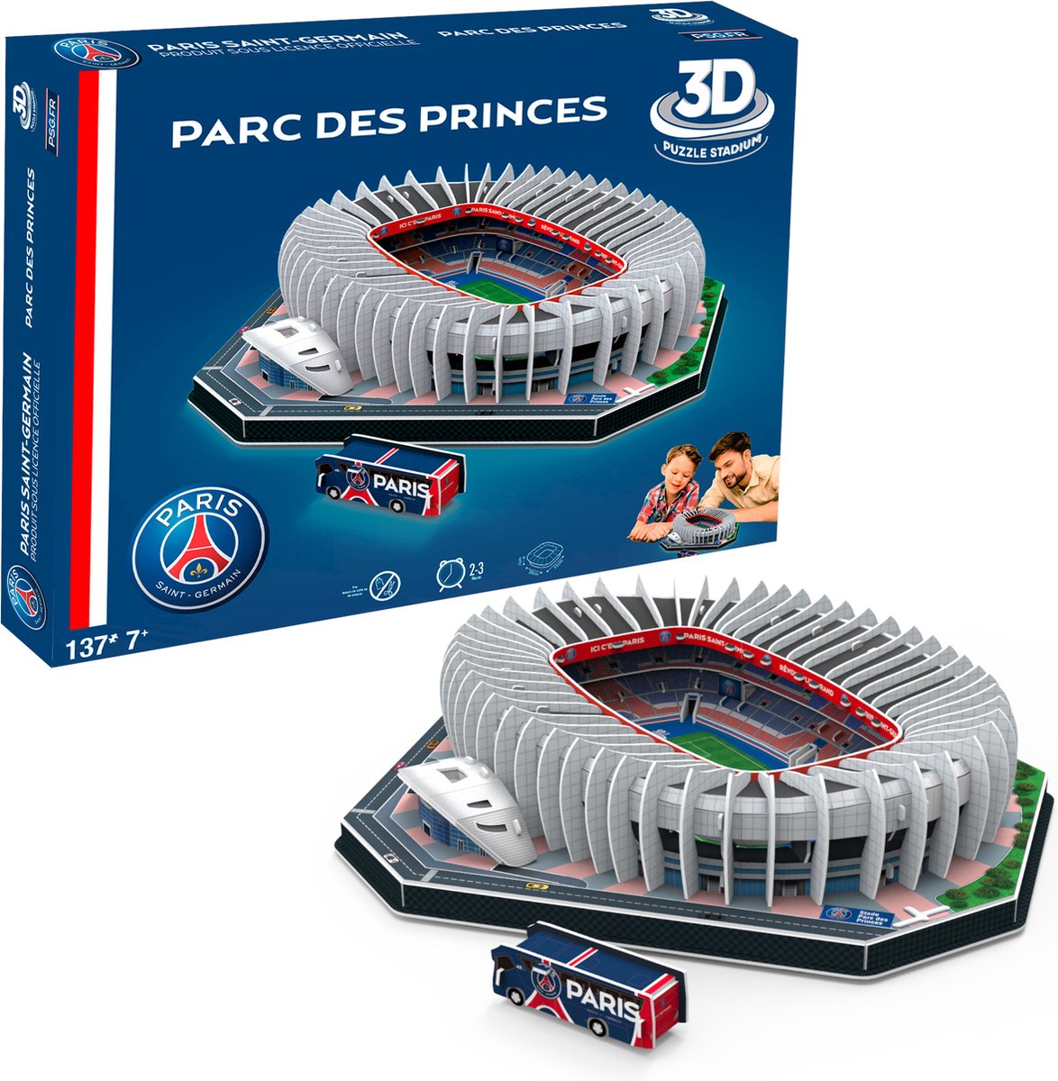 3€61 sur Mini Puzzle 3D Megableu Stade Paris Saint-Germain