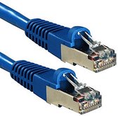 Câble réseau Bleu Cat.6A S/FTP LSZH, 0.3m