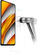 Beschermlaagje - Xiaomi POCO F3 - Screenprotector - Tempered Glass - 9H - Oleofobe coating