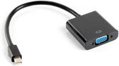 Lanberg - Lanberg adapter mini DisplayPort male naar VGA 15-pins female 20cm zwart