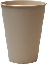 Herbruikbare koffiebeker PP bruin 300 ml | Inhoud: 1 stuks