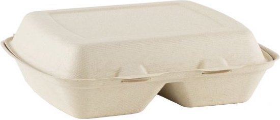 Menubox HP 4/3 3-vaks geel 200 st